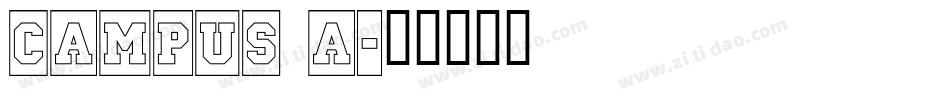 Campus A字体转换